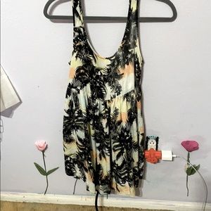 Hawaiian print dress